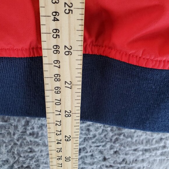 Lands End Jacket Mens XL Red Zip-Up Nylon Mesh Lined Windbreaker Gorpcore - Picture 5 of 9